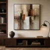 umber-column-brown-abstract-wall-art-display-02 S064 | Umber Column – Brown Abstract Wall Art