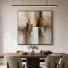 umber-column-brown-abstract-wall-art-display-03 S064 | Umber Column – Brown Abstract Wall Art