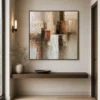 umber-column-brown-abstract-wall-art-display-04 S064 | Umber Column – Brown Abstract Wall Art