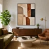 uprights-in-balance-textured-abstract-painting-display-01 P092 | Uprights in Balance – Textured Abstract Painting