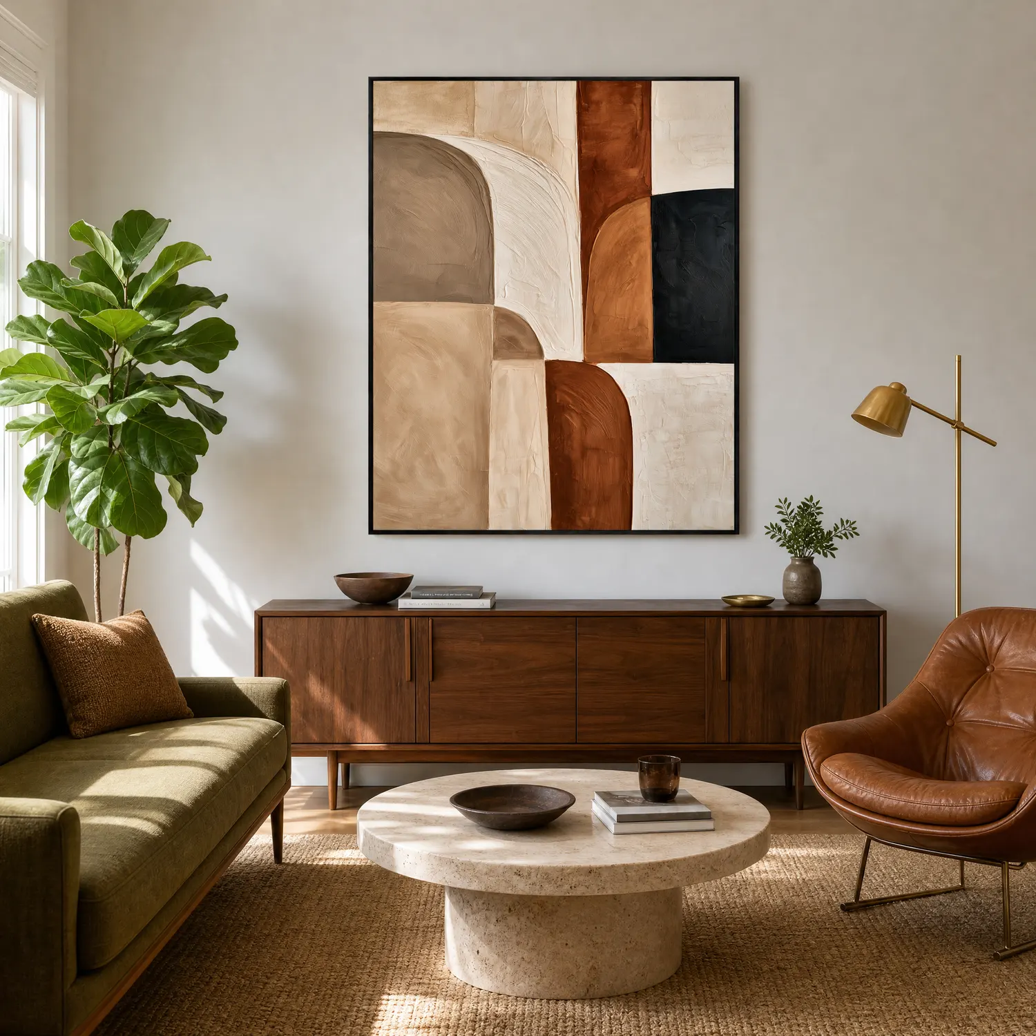 uprights-in-balance-textured-abstract-painting-display-01 P092 | Uprights in Balance – Textured Abstract Painting
