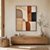 uprights-in-balance-textured-abstract-painting-display-02 P092 | Uprights in Balance – Textured Abstract Painting
