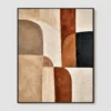 uprights-in-balance-textured-abstract-painting-uprights-in-balance-textured-abstract-painting-T-4x5-black-frame-wall P092 | Uprights in Balance – Textured Abstract Painting