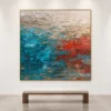 warm-current-abstract-coastal-wall-art-display-03 S047 | Warm Current – Abstract Coastal Wall Art