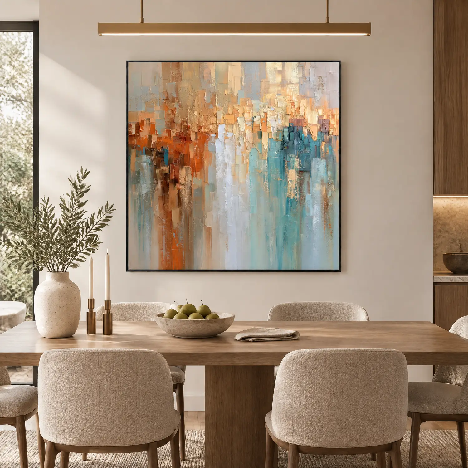 warm-divide-warm-abstract-wall-art-display-02 S044 | Warm Divide – Warm Abstract Wall Art