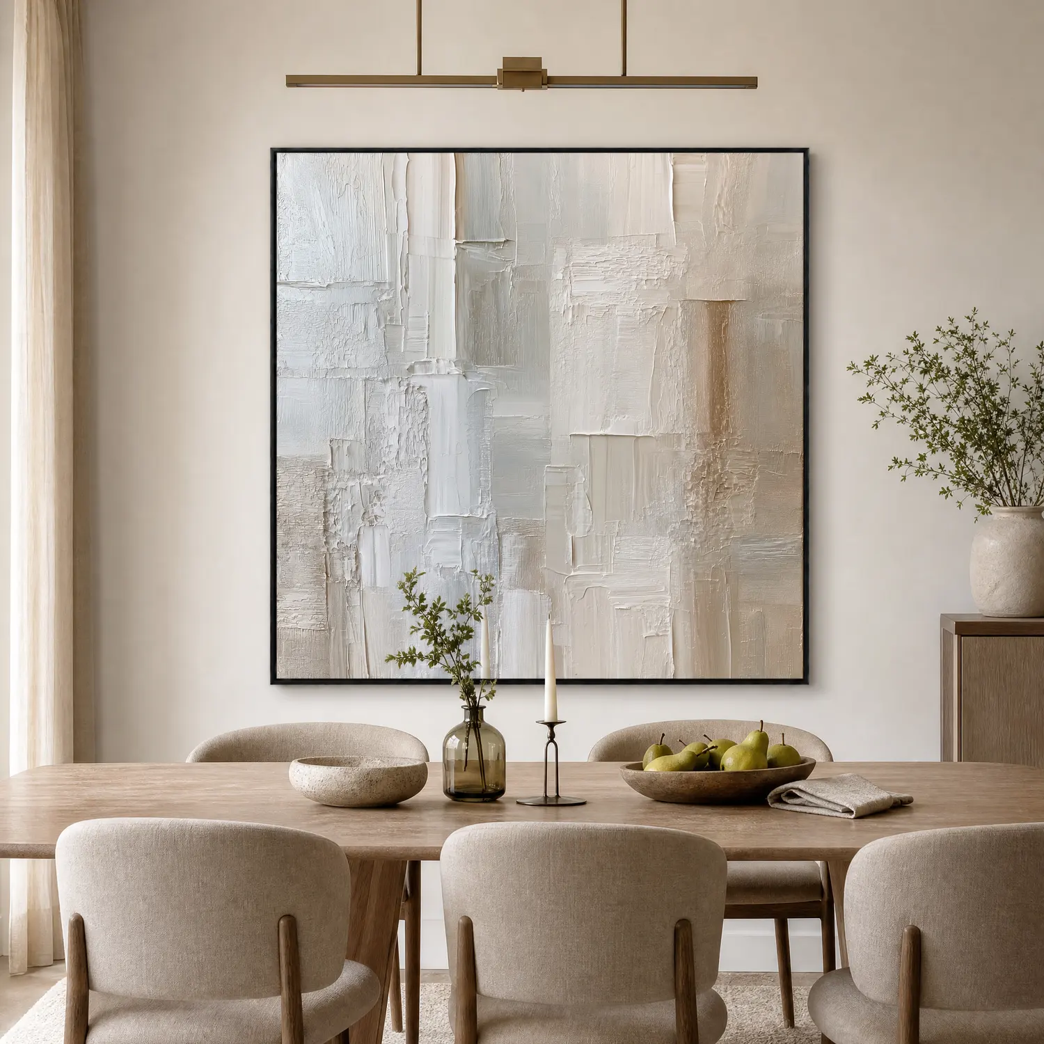 warm-recess-neutral-abstract-wall-art-display-04 S069 | Warm Recess – Neutral Abstract Wall Art
