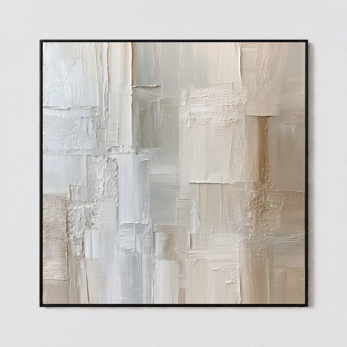 S069 | Warm Recess – Neutral Abstract Wall Art