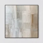 S069 | Warm Recess – Neutral Abstract Wall Art