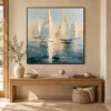 warm-wake-sailboat-wall-art-display-03 S050 | Warm Wake – Sailboat Wall Art