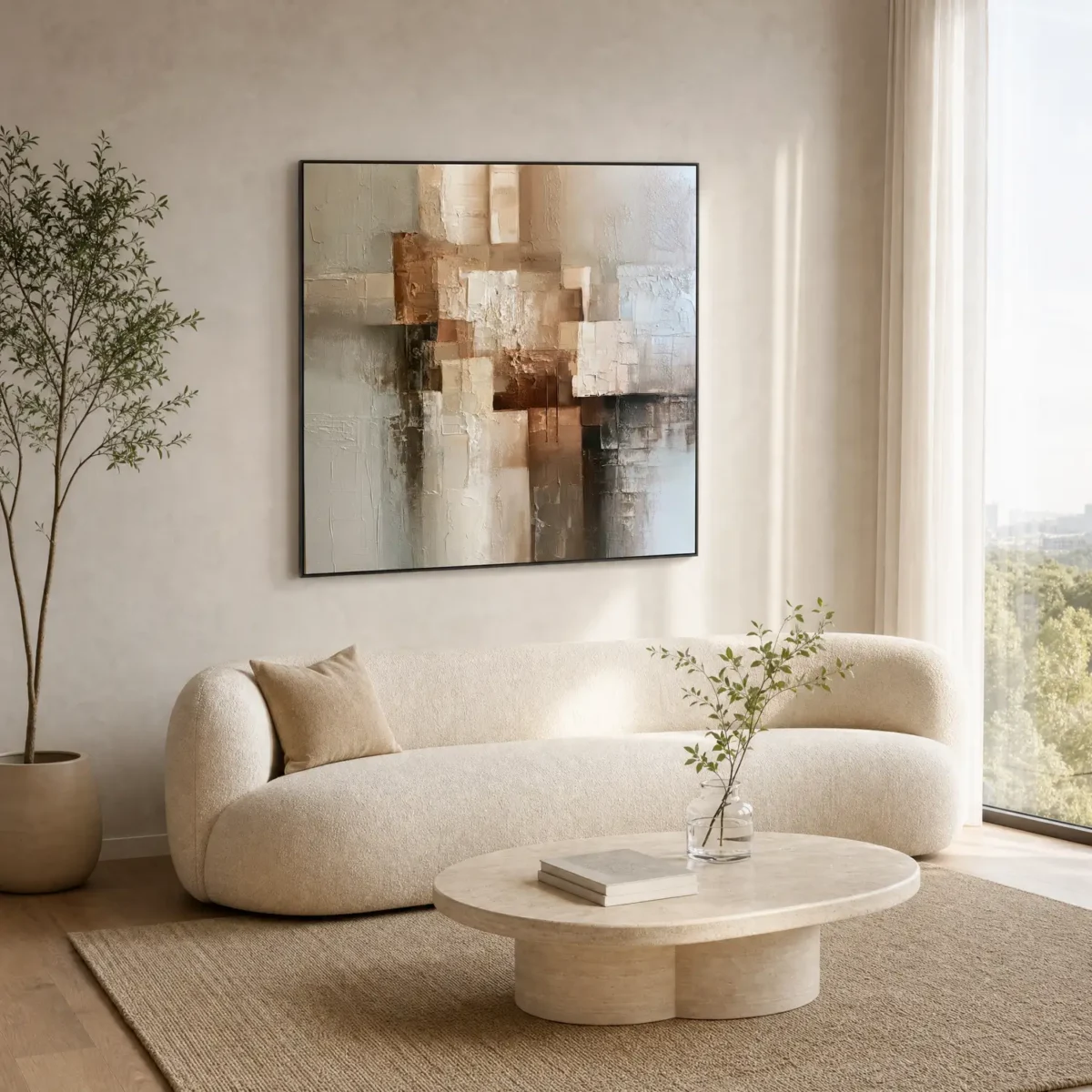 S062 | White Relief – Textured Abstract Wall Art