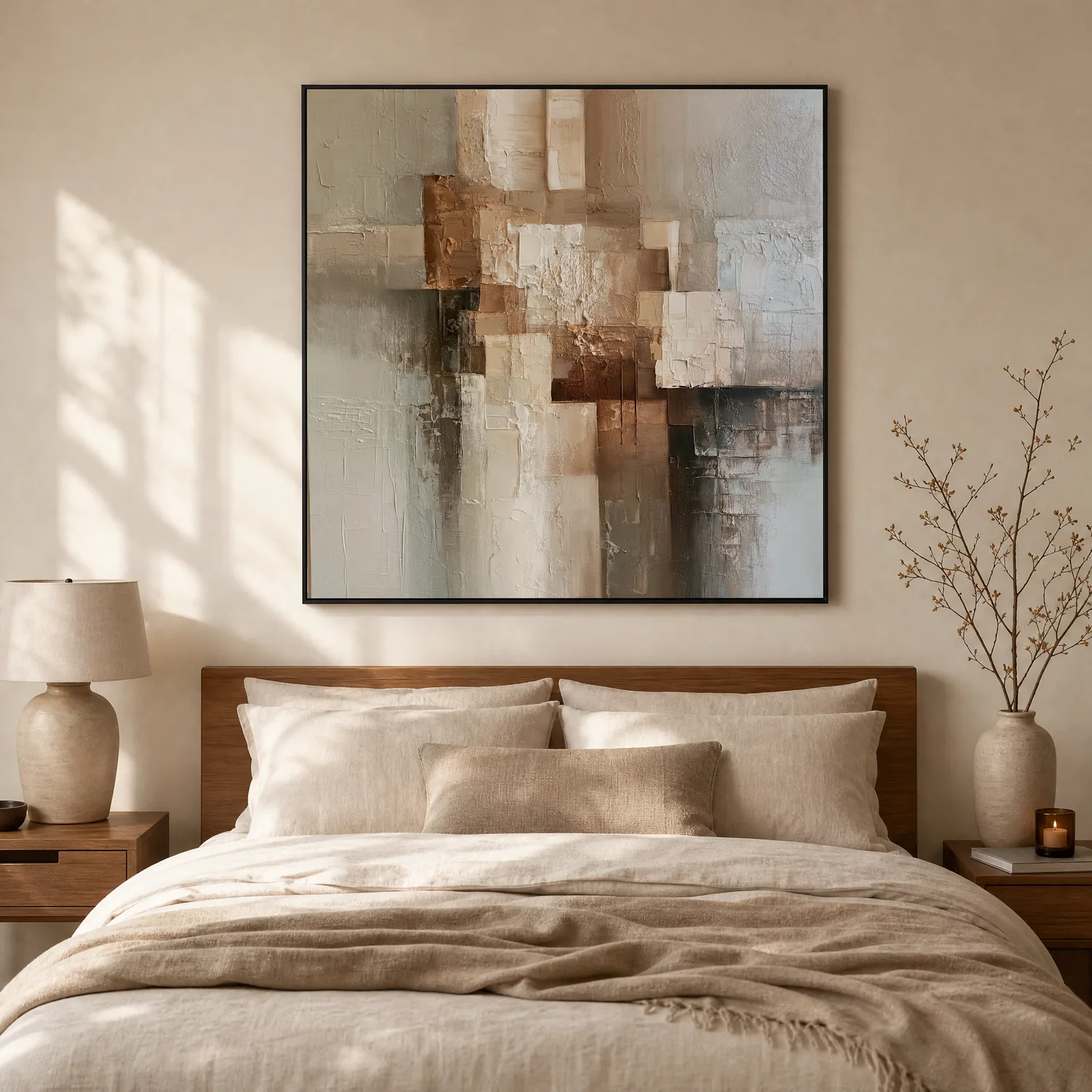 white-relief-textured-abstract-wall-art-display-02 S062 | White Relief – Textured Abstract Wall Art