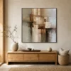 white-relief-textured-abstract-wall-art-display-03 S062 | White Relief – Textured Abstract Wall Art