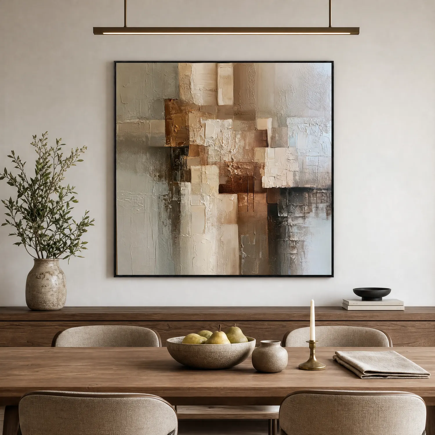 white-relief-textured-abstract-wall-art-display-04 S062 | White Relief – Textured Abstract Wall Art