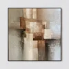 white-relief-textured-abstract-wall-art-white-relief-textured-abstract-wall-art-T-1x1-black-frame-wall S062 | White Relief – Textured Abstract Wall Art