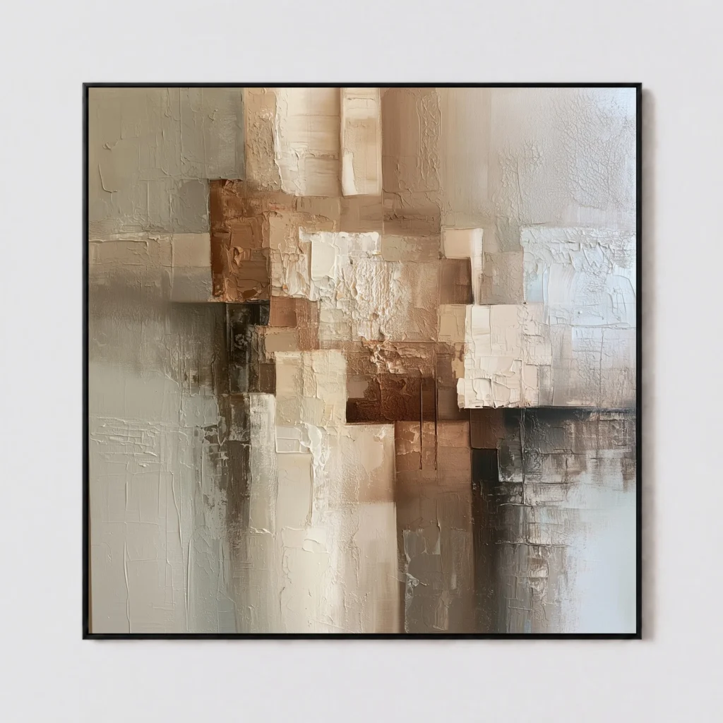 S062 | White Relief – Textured Abstract Wall Art
